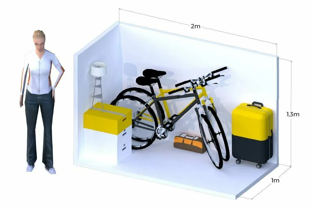Box bici 2m²