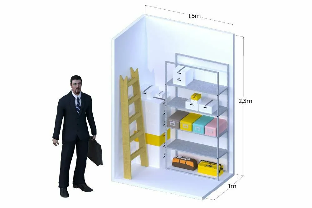Trastero 1,5m²